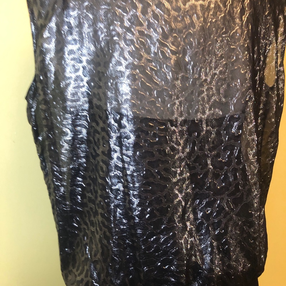 Bodysuit 💐sparkle and built in tank. NWOT. Snap closure - Picture 8 of 11
